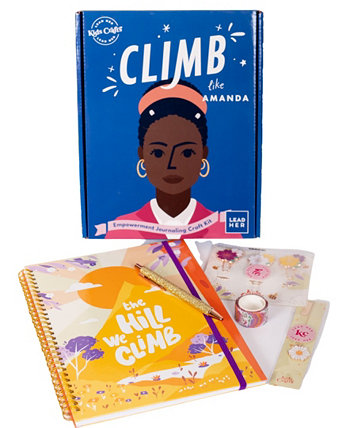 Climb Like Amanda Empowerment Journal Piece Craft Kit, Set of 6 Kids Crafts