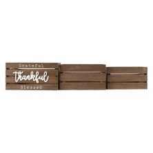 Prinz Thankful Blessed Nested Crate Table Decor Набор из 3 предметов Prinz