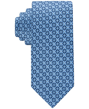 Мужской классический аккуратный галстук Daisy Medallion Tommy Hilfiger