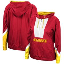 Женская толстовка с капюшоном Mitchell & Ness Red Kansas City Chiefs с молнией до половины Unbranded