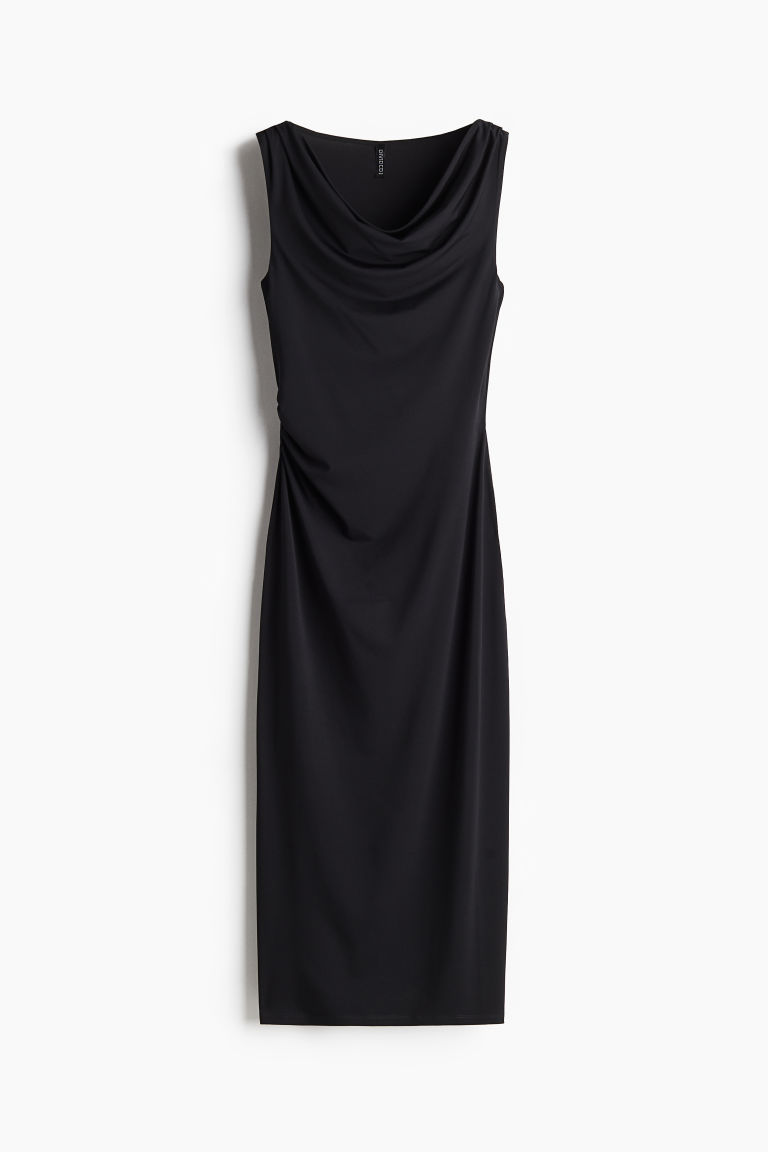 Draped Midi Dress H&M