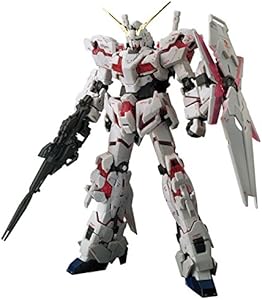 Bandai Hobby RG 1/144 Unicorn Gundam UC Model Kit Figure, Multi-Colored, 8" (BAN216741) BANDAI SPIRITS