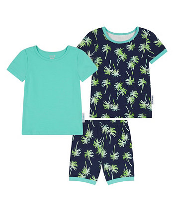 Плотная пижама с пальмовым деревом для мальчиков, комплект из 3 предметов Max & Olivia