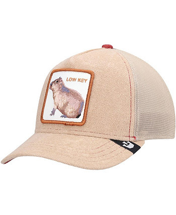 Men's Tan Capybara Best Mate Trucker Adjustable Hat Goorin Bros.