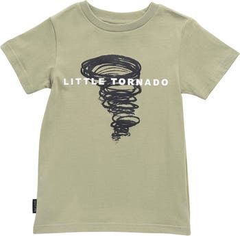 Little Tornado Cotton Graphic T-Shirt Dot Australia