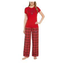 Women's Concepts Sport Red/Pewter Tampa Bay Buccaneers Arctic T-Shirt & Flannel Pants Sleep Set Unbranded