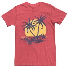 Мужская футболка с рисунком Palm Trees Sunset Beach Generic