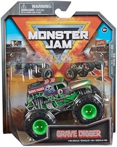 Готовый грузовик Grave Digger Monster Jam, масштаб 1:64, игрушка для детей от 3 лет Monster Jam