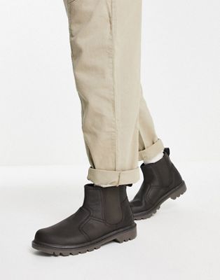 Темно-коричневые ботинки челси CAT Footwear thornberry CAT Footwear