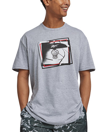 Мужская футболка с рисунком B-Ball Hoop Reebok