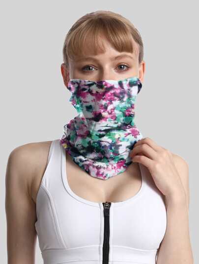 Многофункциональная маска для шеи с принтом тай-дай SHEIN