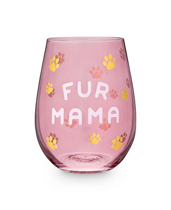 Бокал для вина Fur Mama Stemless Blush