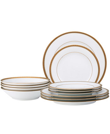 Набор столовой посуды Charlotta Gold из 12 предметов Noritake