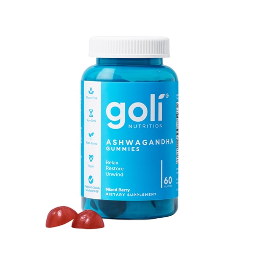 Goli Nutrition Ashwagandha Gummies Mixed Berry -- 60 жевательных конфет Goli Nutrition