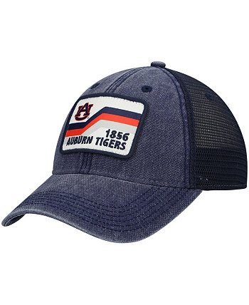 Men's Navy Auburn Tigers Sun & Bars Dashboard Trucker Snapback Hat Legacy Athletic