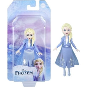 Disney Frozen Elsa Small Doll in Travel Look, Posable with Removable Cape & Skirt Disney Frozen