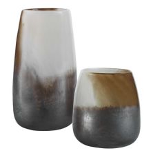 Uttermost Desert Wind Glass Vase 2-Piece Set Uttermost