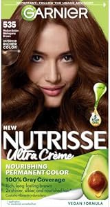 Garnier Hair Color Nutrisse Nourishing Creme, 10 Black (Licorice) Permanent Hair Dye, 1 Count (Packaging May Vary) Garnier