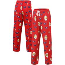 Women's Concepts Sport Red Washington Capitals Gauge Allover Print Knit Sleep Pants Unbranded