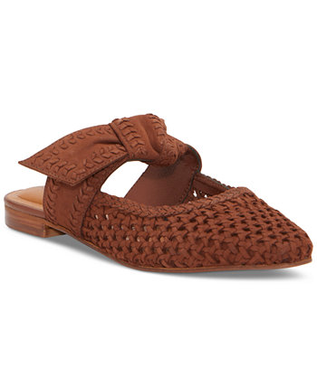 Women's Grenaldie Woven Bow Flat Mules Lucky Brand