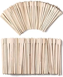 400Pcs Wooden Wax Sticks - HOOMBOOM Wax Spatulas - Eyebrow, Lip, Nose Small Waxing Applicator Sticks for Hair Removal and Smooth Skin - Spa and Home Usage HOOMBOOM