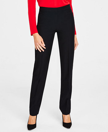Женские прямые брюки со средней посадкой и L-карманами, стандартной, длинной и короткой длины, созданные для Macy's I.N.C. International Concepts