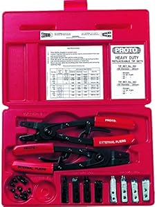 Proto J361 18-Piece Large Pliers Set with Replaceable Tips Proto