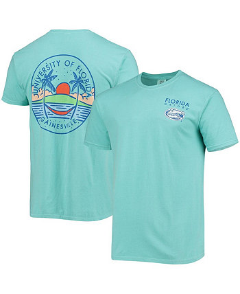 Men's Mint Florida Gators Circle Scene Comfort Colors T-shirt Image One