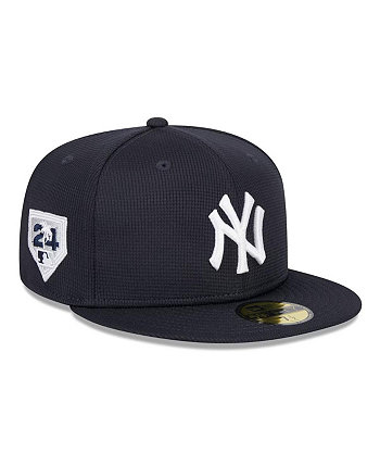 Men's Navy New York Yankees 2024 Spring Training 59FIFTY Fitted Hat New Era