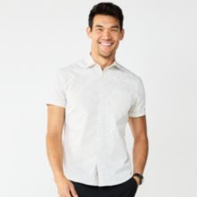 Men's Apt. 9® Slim-Fit Untucked Design Button-Down Tech Shirt Apt. 9
