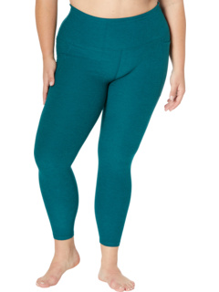 Plus Size Out Of Pocket High Waisted Spacedye Midi Leggings Beyond Yoga