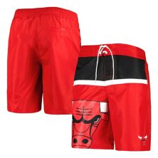 Men's G-III Sports by Carl Banks Red Chicago Bulls Sea Wind Swim Trunks In The Style