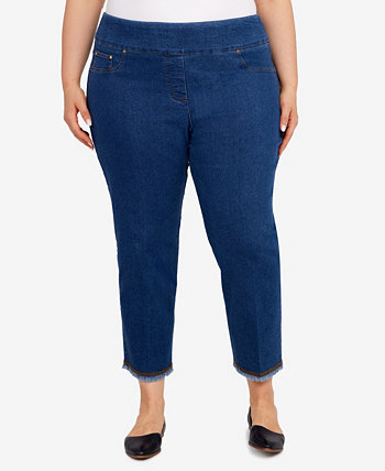 Эластичные джинсы больших размеров с вышивкой Ruby Rd.