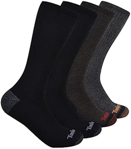 Timberland Men's Comfort Crew Socks (4 Pairs) Timberland