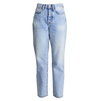 Укороченные джинсы-бойфренды с пятью карманами и высокой посадкой Acne Studios
