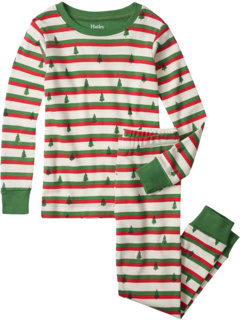 Пижамный комплект из органического хлопка Silhouette Pines (для малышей / маленьких детей / старших детей) Hatley Kids