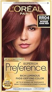 L'Oreal Paris Superior Preference Fade-Defying + Shine Permanent Hair Color, 1.0 Ultimate Black, Pack of 1, Hair Dye L'Oréal Paris