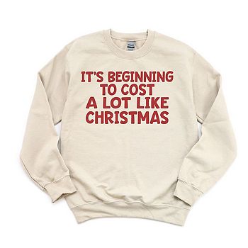 Cost Like Christmas Sweatshirt Simply Sage Market