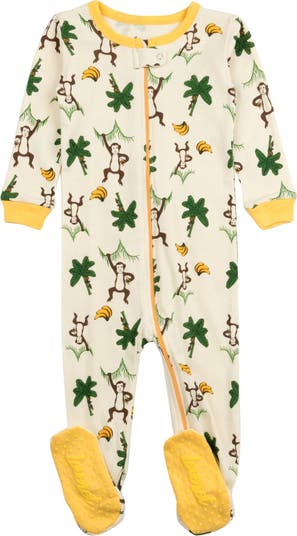 Бежевая пижама для сна с обезьяньими лапами Leveret