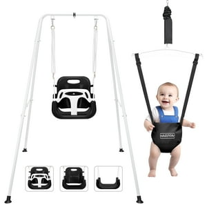 HARPPA 2-in-1 Toddler Swing Set and Baby Jumper with Stand for Indoor & Outdoor Fun, Ages 1-5 Years Visit the HARPPA Store