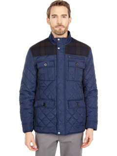 Мужской Пуховик Cole Haan 29" Essential Quilt Mixed Media Multi Pocket Jacket Cole Haan