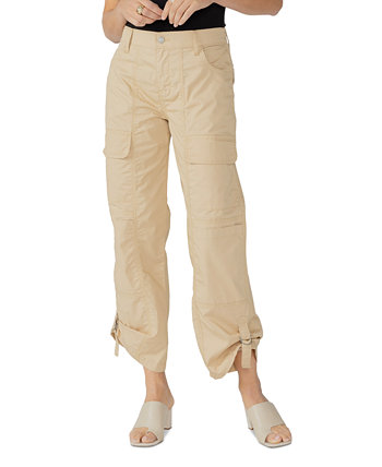 Women's Cali Solid Roll-Tab-Cuffs Cargo Pants Sanctuary