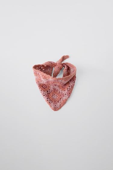 Бандана ZARA CROCHET KNIT BANDANA ZARA