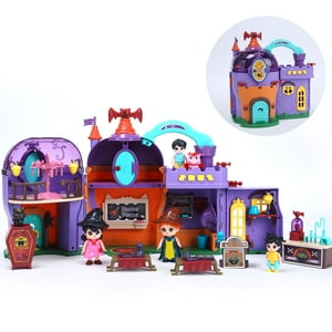 Halloween Dollhouse Two-story Doll House With Light And Music Toy Gift for 3 +Years Kids Girls Generic