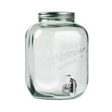 Mason Craft & More Диспенсер для напитков из стеклянной банки Mason Jar емкостью 3 галлона Mason Craft & More