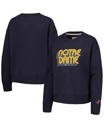 Женский темно-синий пуловер свободного кроя Notre Dame Fighting Irish League Collegiate Wear