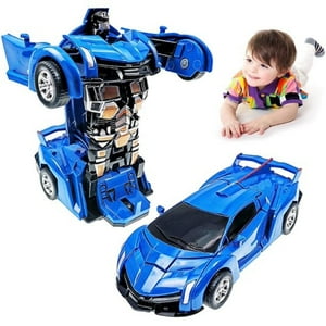 Toy Cars for 2-7 Year Old Boys, Transforming Toys Cars for 3 Year Old Boys and Toddlers, Robot Cars Toys for 4 Year Old Mykej