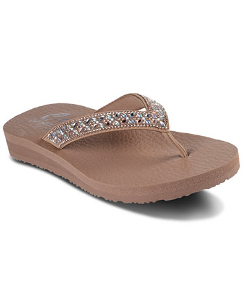 Women's Cali Meditation - Made You Blush Flip-Flop Thong Sandals from Finish Line SKECHERS