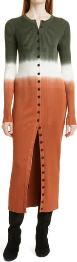 Платье-свитер с цветными блоками Tianna и длинными рукавами из смесового хлопка Tianna DEREK LAM 10 CROSBY