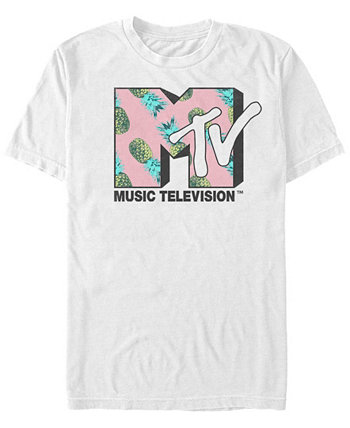 Мужская футболка с короткими рукавами и логотипом с ананасом MTV